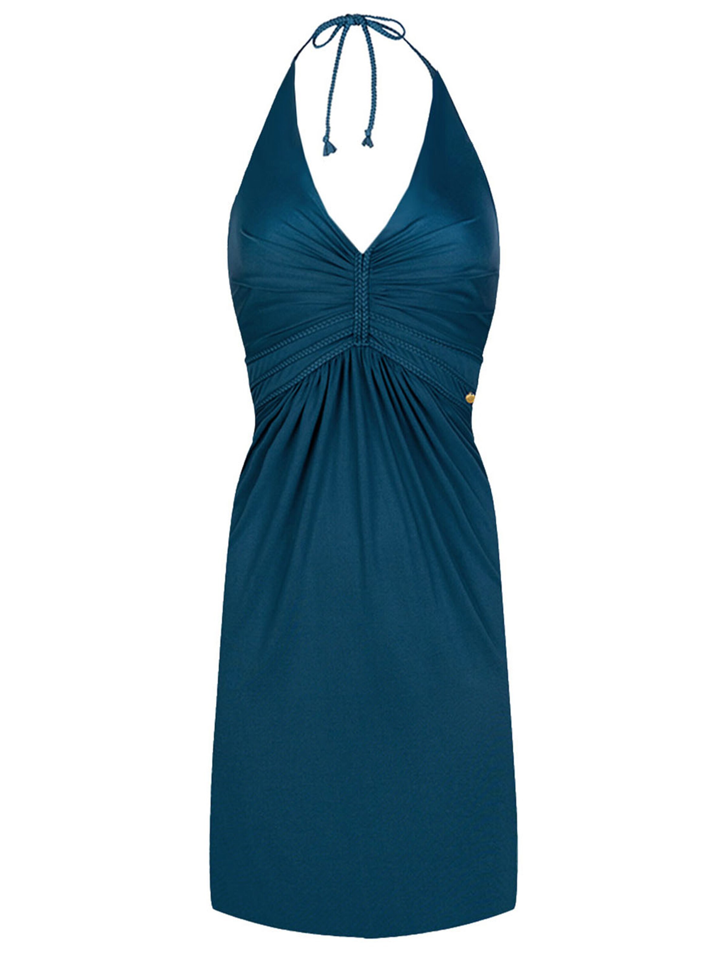 Chic by Lirette Dress 'Short halter dress Natural' in Blue: front