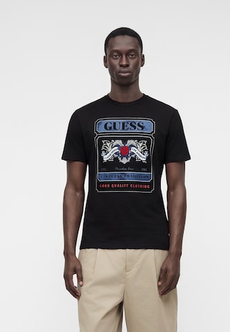 GUESS Shirt in Black: front