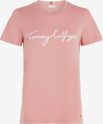 TOMMY HILFIGER Tričko – pink: přední strana