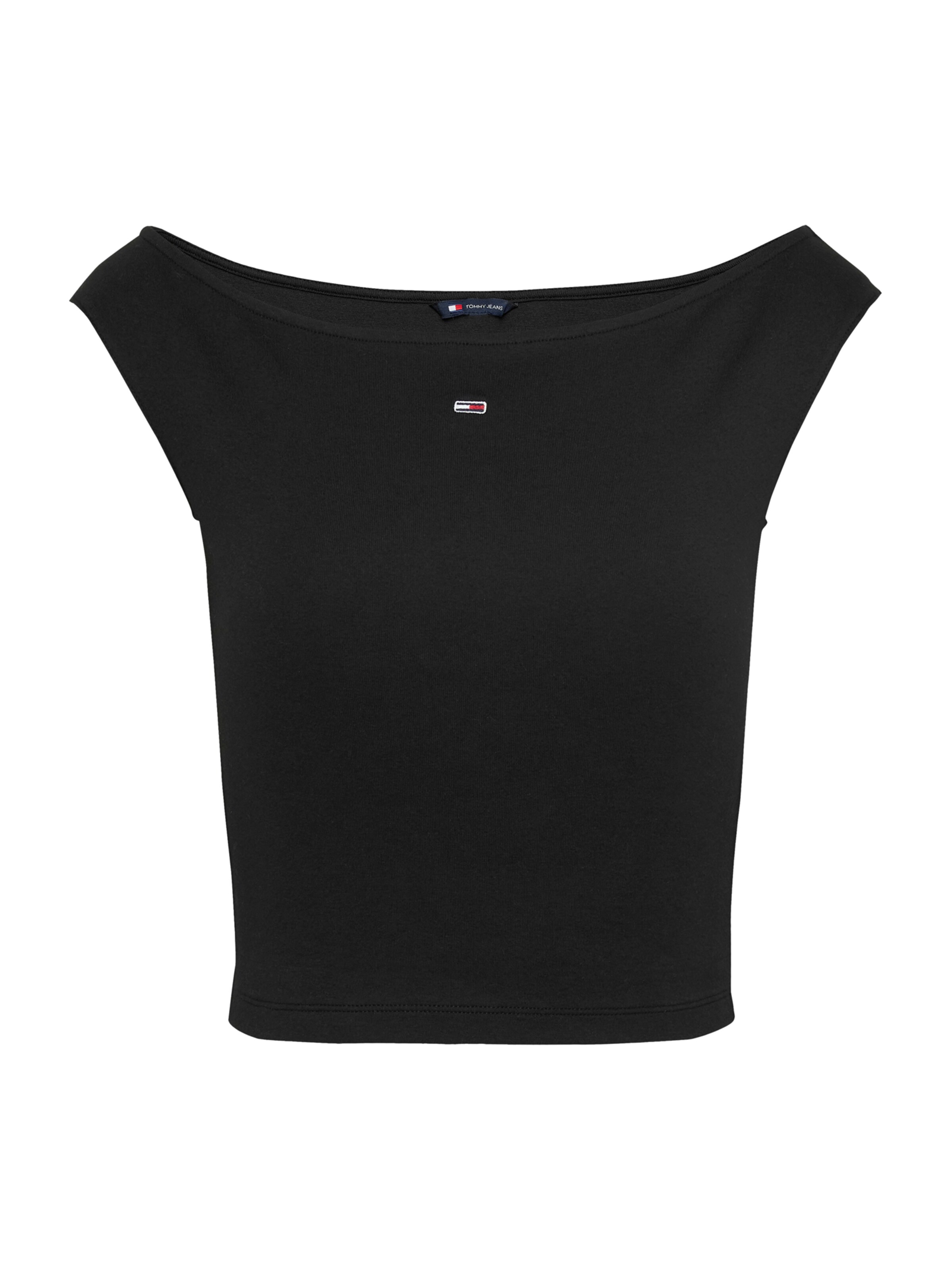 Tommy Jeans Top - Čierna: predná strana