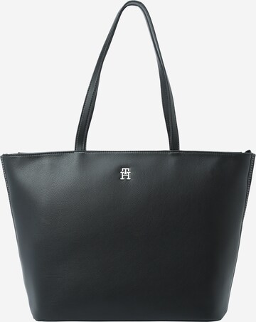 Shopper 'Essential' di TOMMY HILFIGER in nero: frontale