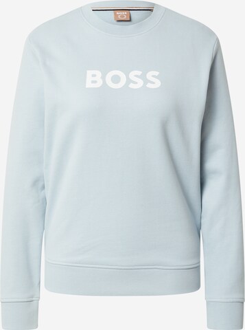 BOSS Sweatshirt 'Ela' in Blue: front