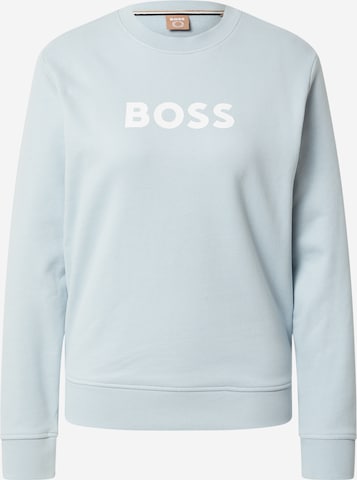 BOSS Orange Sweatshirt 'Ela' in Blauw: voorkant