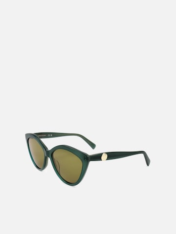Longchamp - Gafas de sol en verde: frente