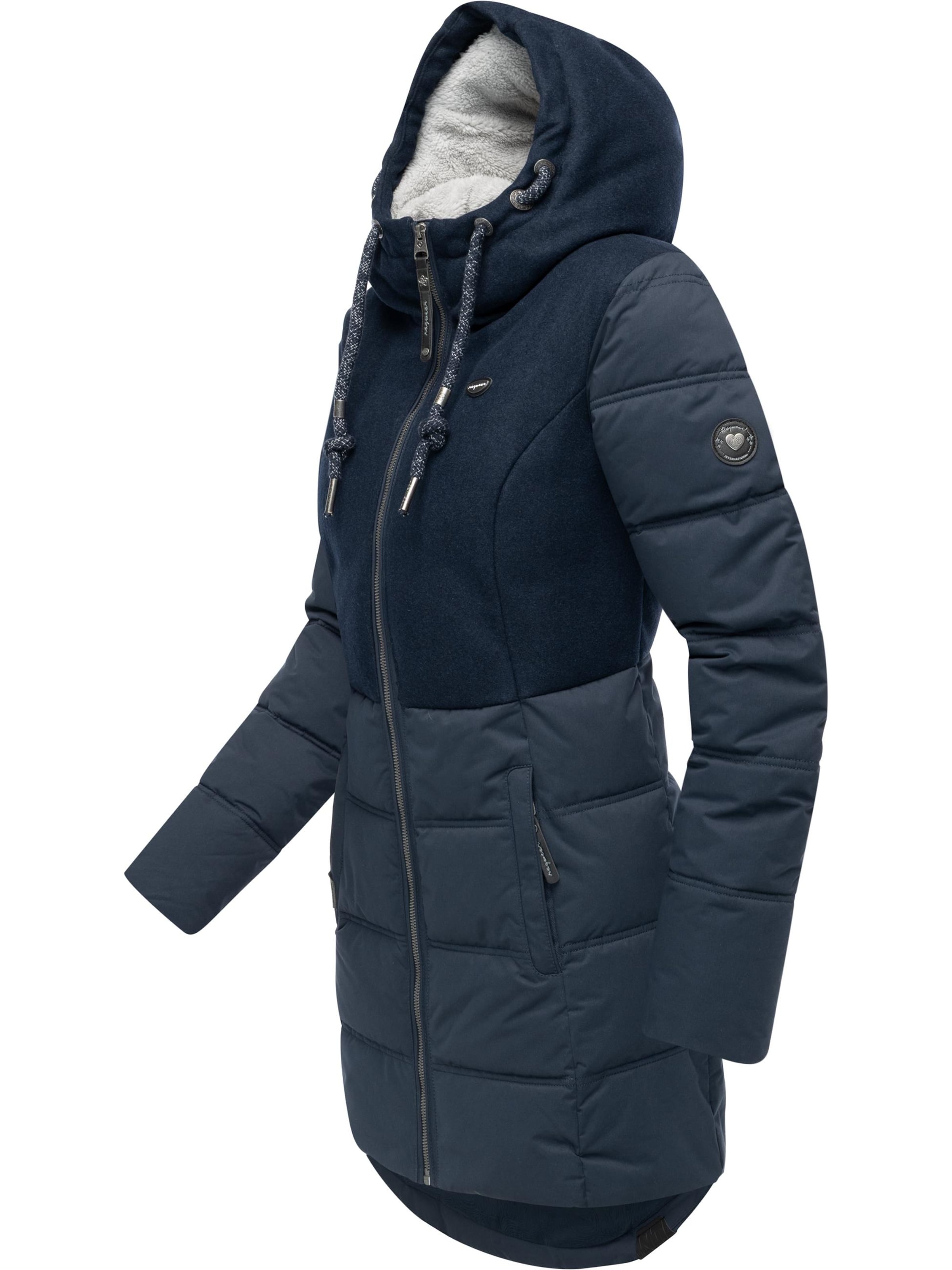 Manteau d’hiver 'Ashani' Ragwear en bleu