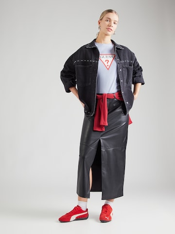 T-shirt 'ICONIC' GUESS JEANS en bleu