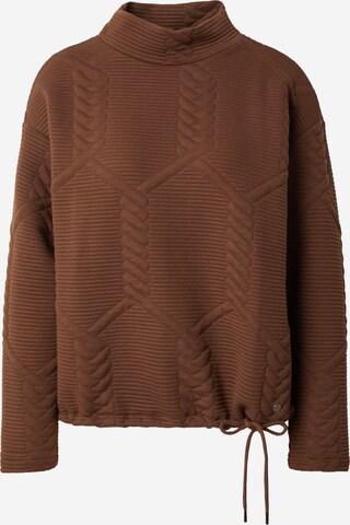 Key Largo Sweatshirt 'ZOE' in Brown: front