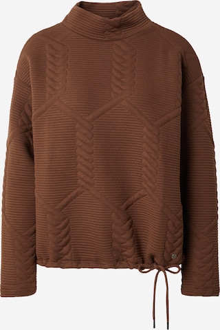 Key Largo Sweatshirt 'ZOE' in Braun: predná strana