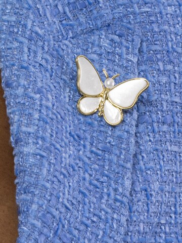 Luxenter Broche 'Mariposa' i hvid