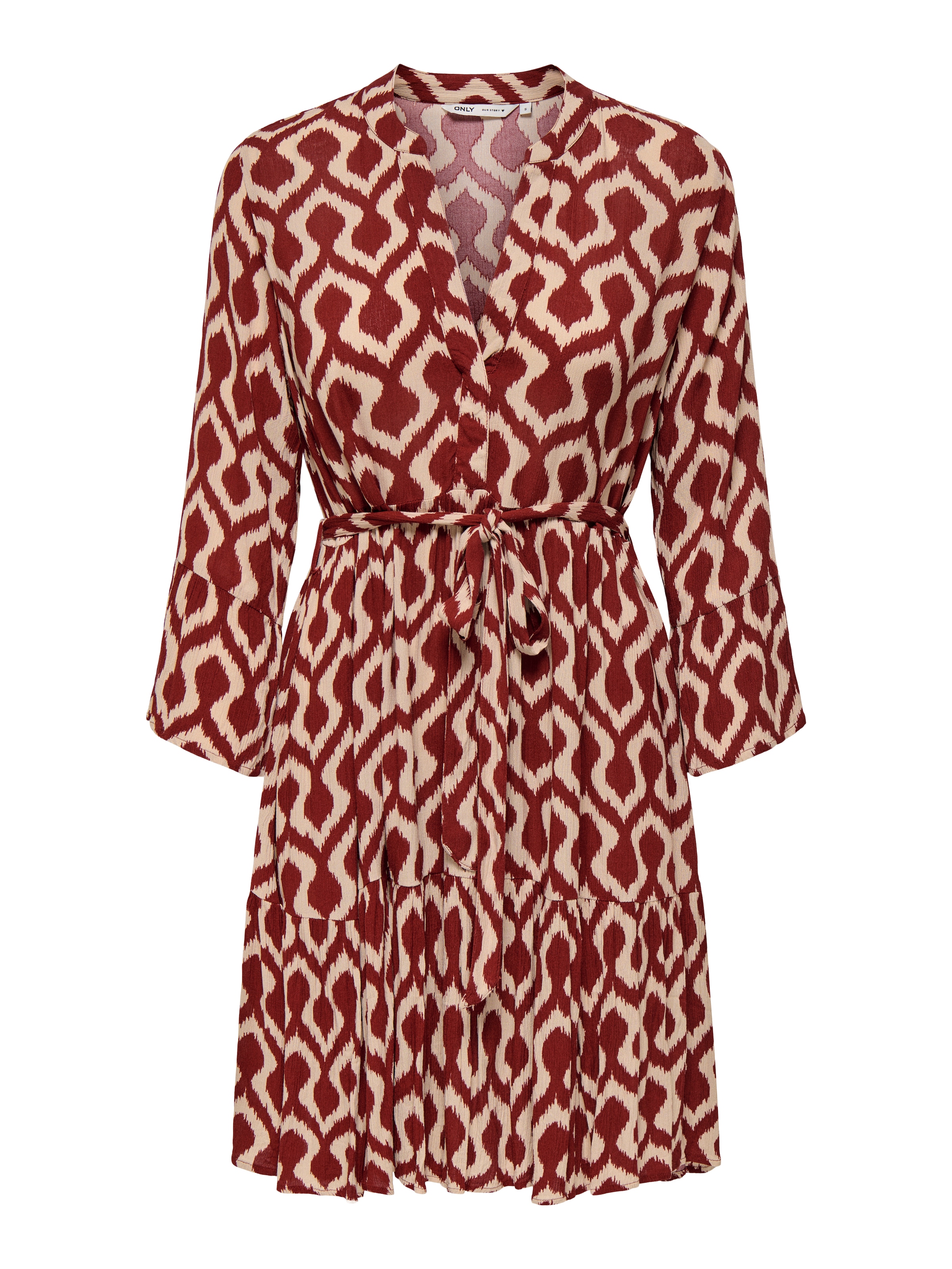 ONLY Kjole 'ONLCLEMMENTINE' i brun: forside