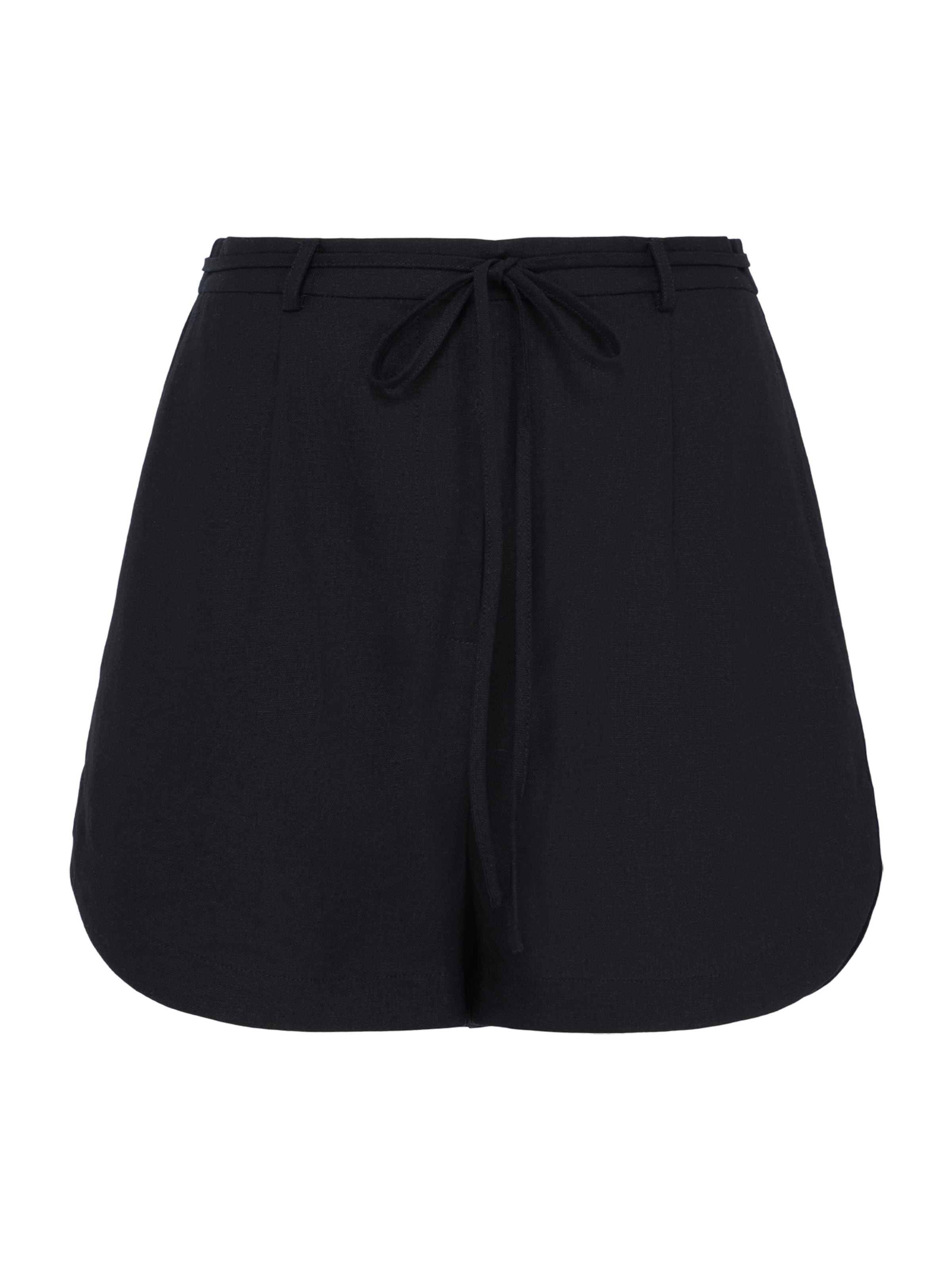 LeGer by Lena Gercke - Regular Calças com pregas 'Antonina' em preto: frente