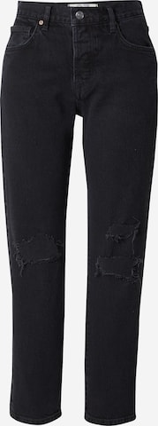 Free People - regular Vaquero 'BREN' en negro: frente