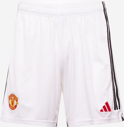 ADIDAS PERFORMANCE Παντελόνι φόρμας 'Manchester United 23/24' σε χρυσοκίτρινο / πορτοκαλοκόκκινο / μαύρο / λευκό, Άποψη προϊόντος