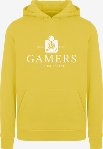 F4NT4STIC Sweatshirt ' SEVENSQUARED' in Yellow: front
