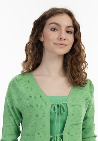 MYMO Knit cardigan in Green