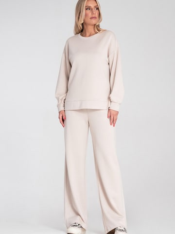 Sweat-shirt 'M1203' Figl en beige