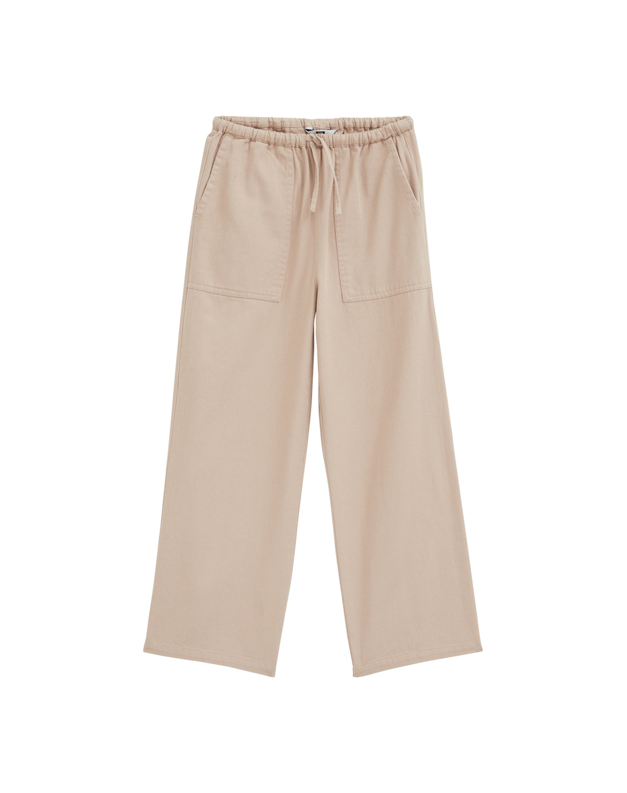 WE Fashion - regular Pantalón en beige: frente