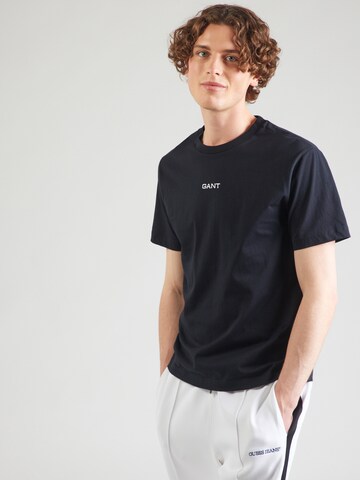 GANT T-Shirt in Schwarz: Vorderseite