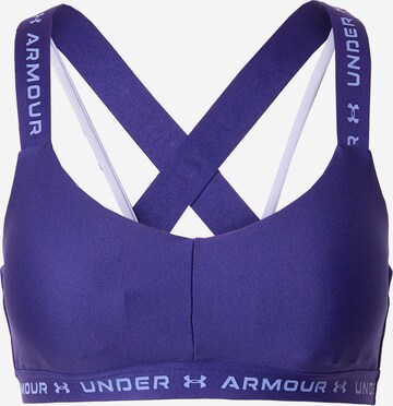 Bustino Reggiseno sportivo di UNDER ARMOUR in blu: frontale