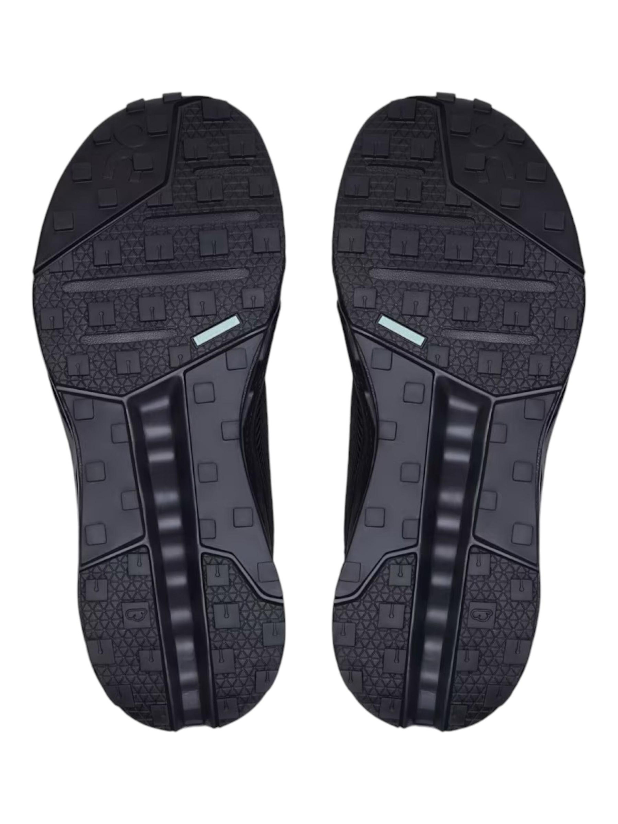 On Running Athletic Shoes in Black