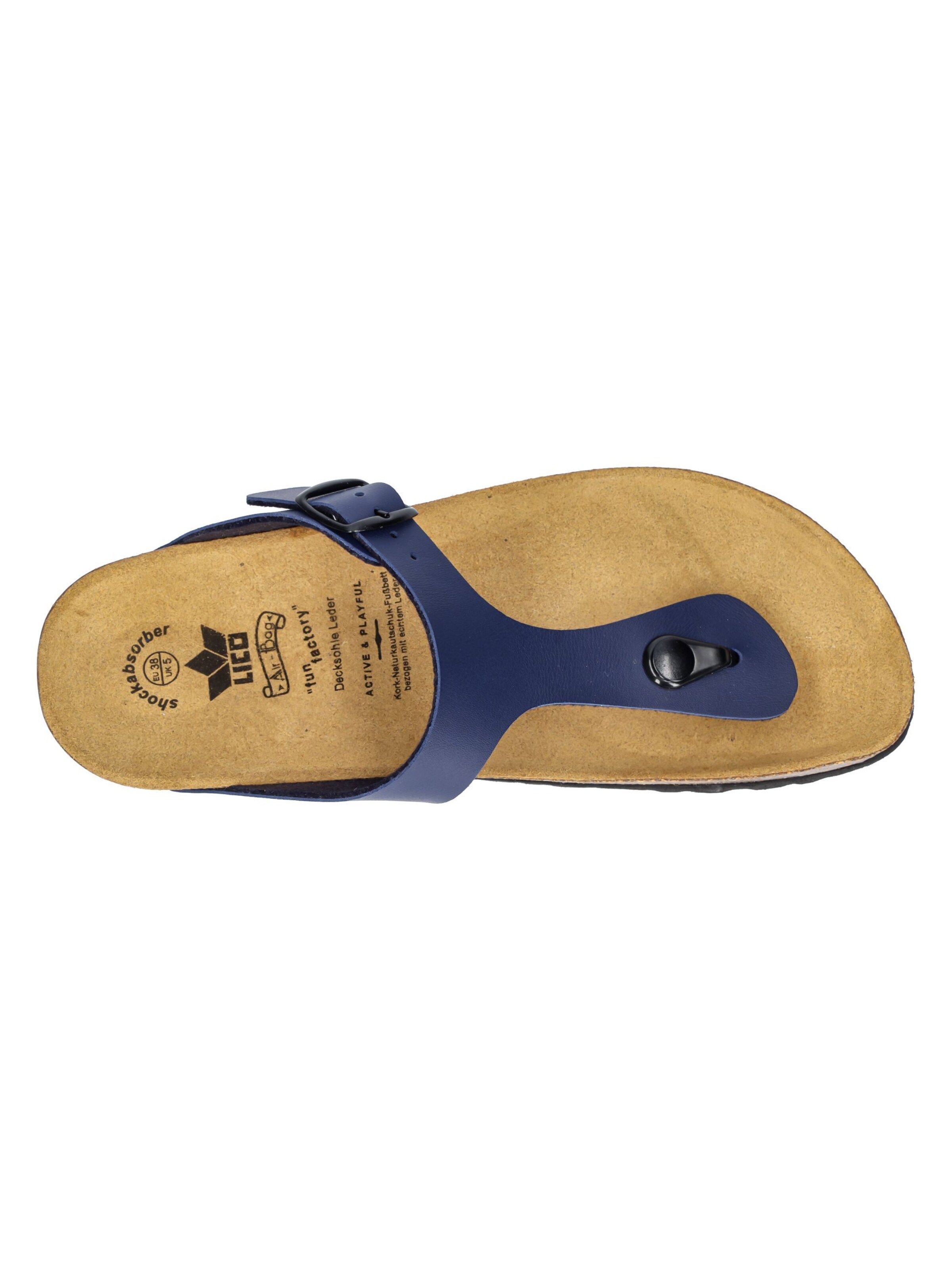 LICO Pantolette 'Bioline Trend' in Blau