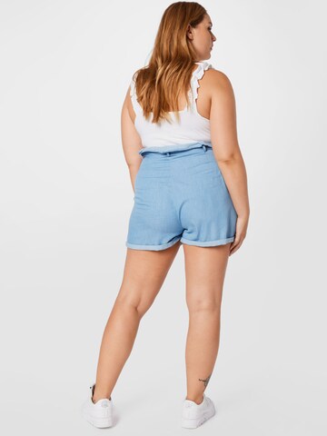 Missguided Plus Normální Kalhoty – modrá