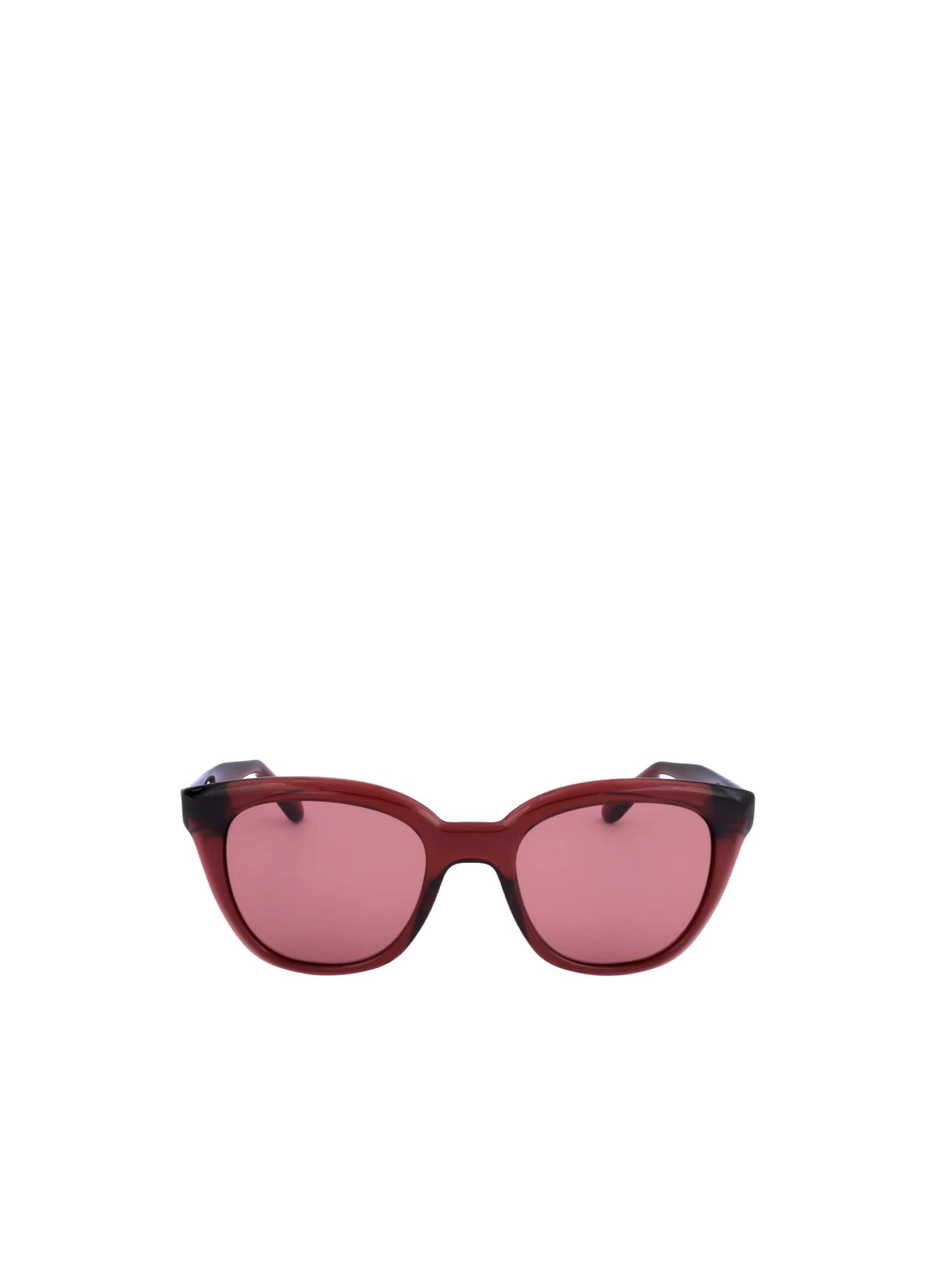 Lunettes de soleil 'SF2000S' FERRAGAMO en rouge : devant