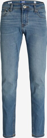 Coupe slim Jean 'GLENN' Jack & Jones Junior en bleu : devant