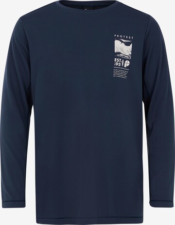 PROTEST Performance Shirt 'HORN' in Blue: front