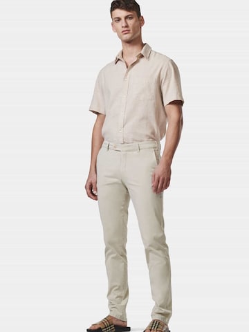 Coupe slim Pantalon chino 'Lupus' MMXGERMANY en beige