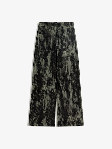 Bershka Baggy Nadrág - zöld