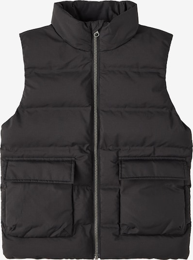 NAME IT Gilet 'Mellow' en noir, Vue avec produit