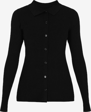 Cardigan 'Fashion Look' MUTHA en noir : devant