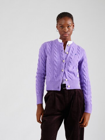 Polo Ralph Lauren Strickjacke in Lila: Vorderseite
