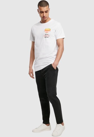 T-shirt 'Spread Hummus' Merchcode en blanc