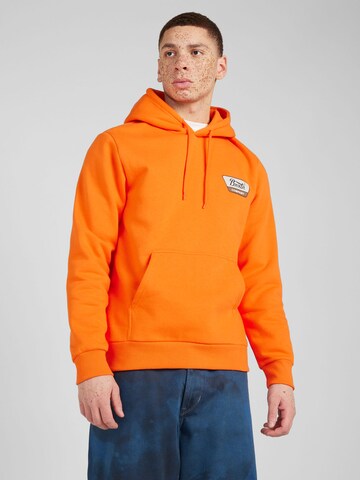 Brixton - Sweatshirt 'LINWOOD' em laranja: frente