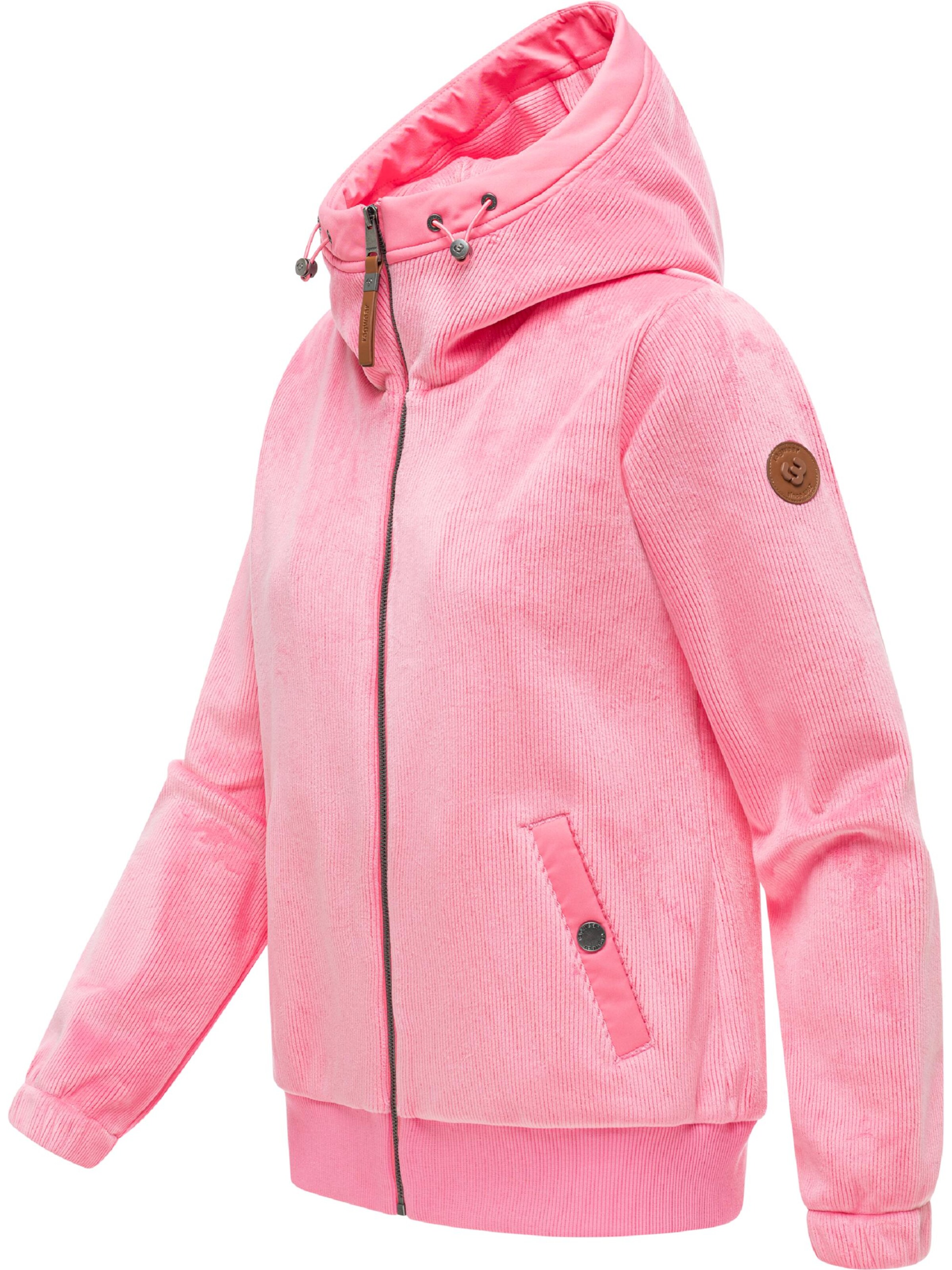 Ragwear Fleece jas 'Cousy Bonded' in Roze