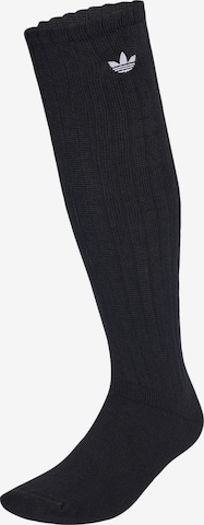 ADIDAS ORIGINALS Knee socks in Black: front