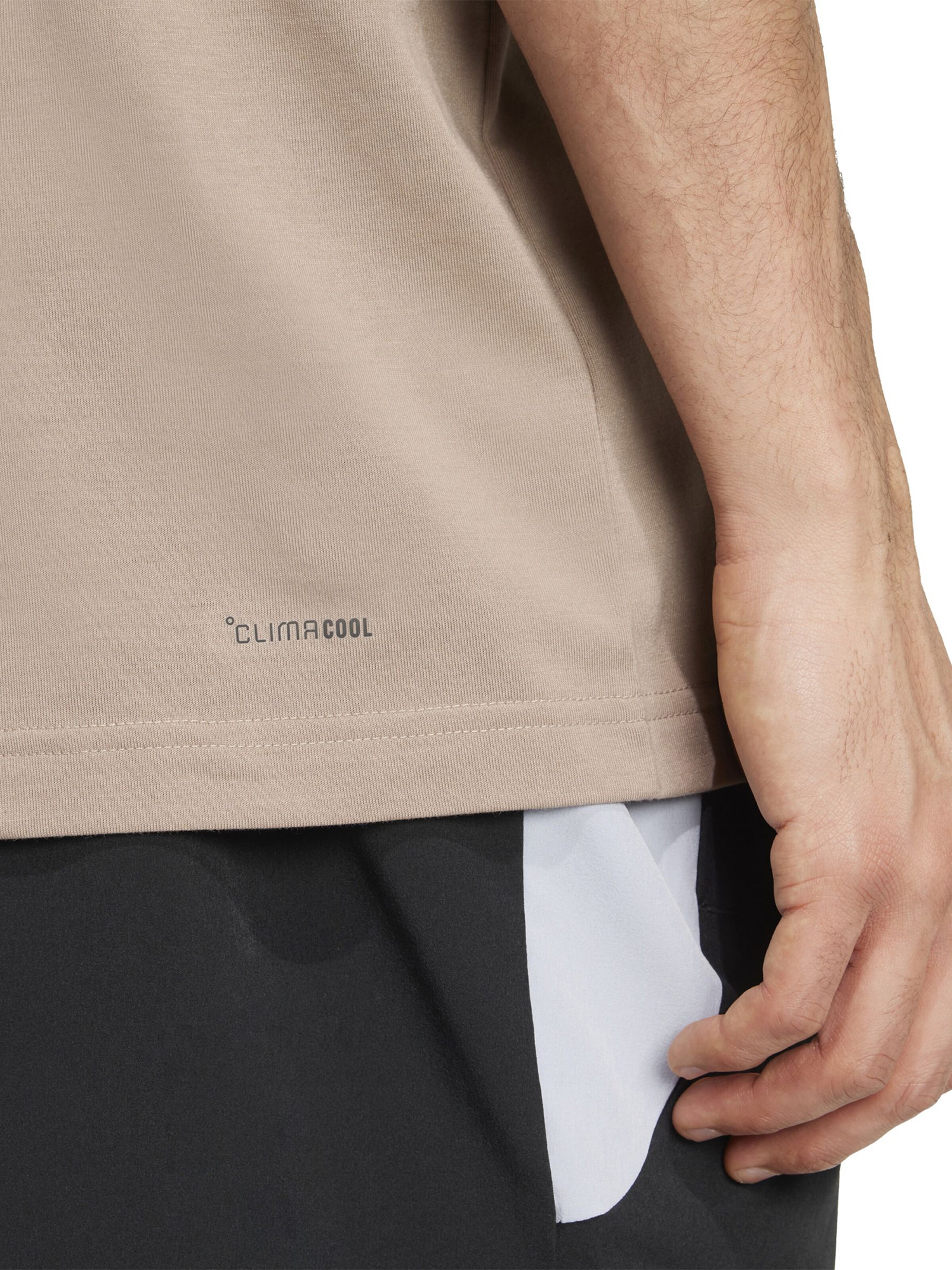 ADIDAS PERFORMANCE Λειτουργικό μπλουζάκι σε μπεζ