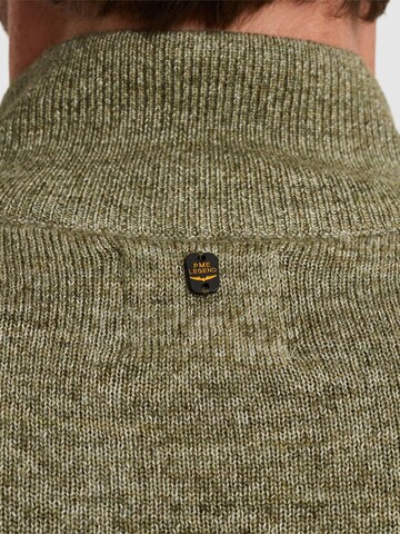 PME Legend Pullover 'Cardigan with zipper closure' i grøn