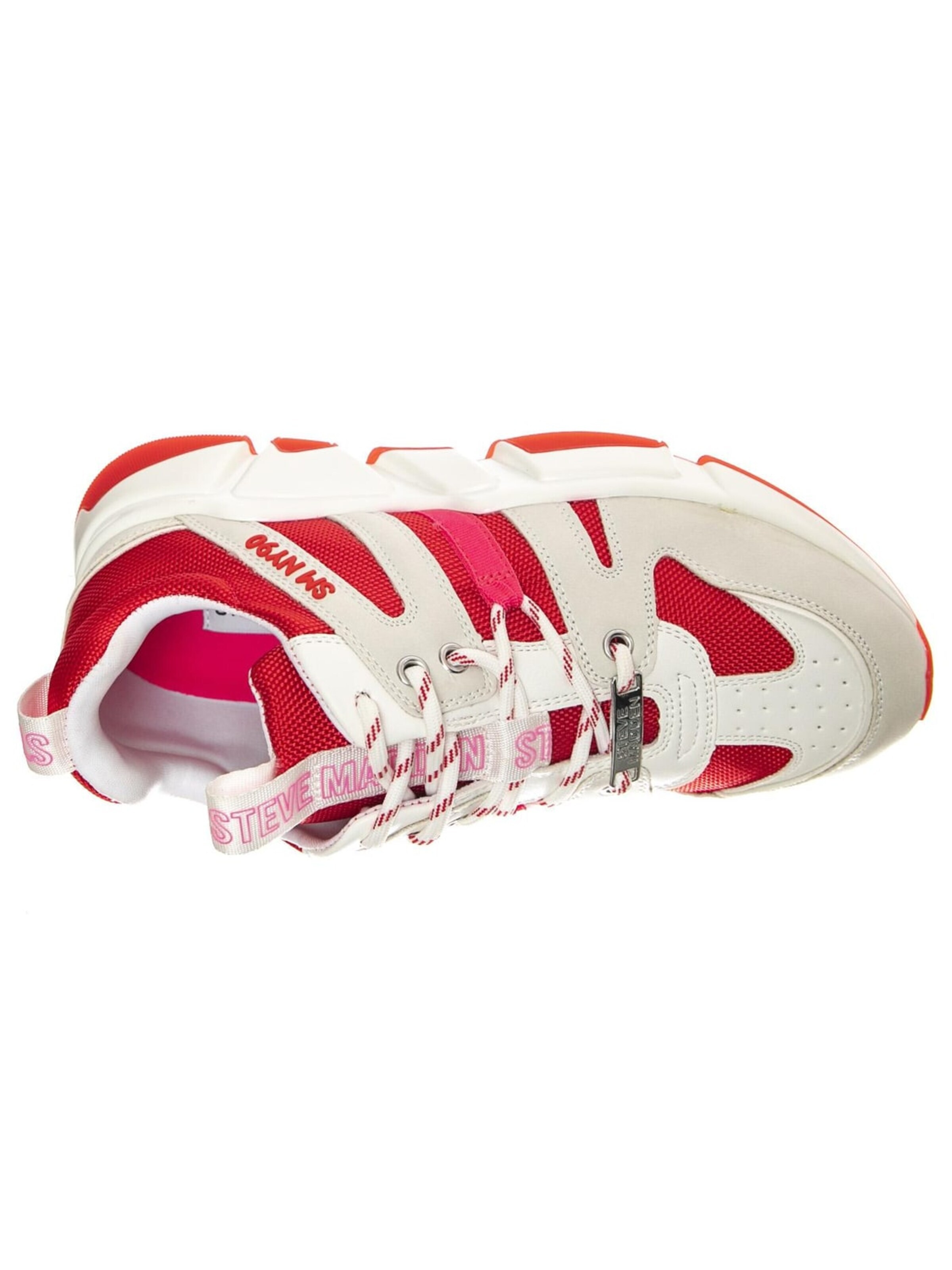 STEVE MADDEN Buty sportowe sznurowane 'Gamegirl' w kolorze biały