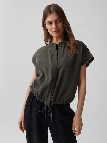 OPUS - Blusa 'Fadell' en verde: frente