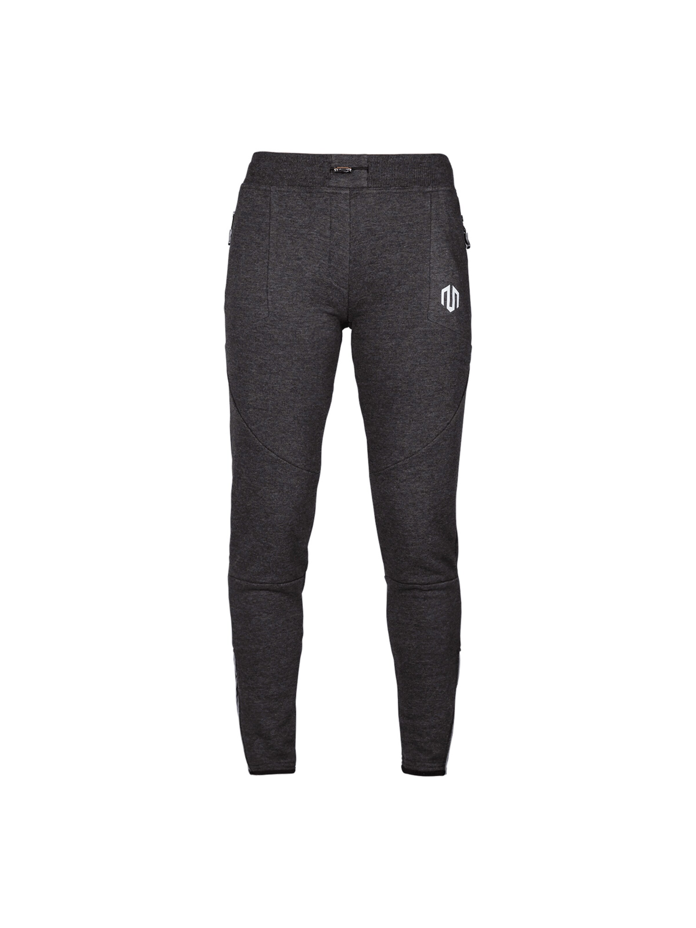 MOROTAI Tapered Sporthose 'Comfy Performance' in Grau: Vorderseite