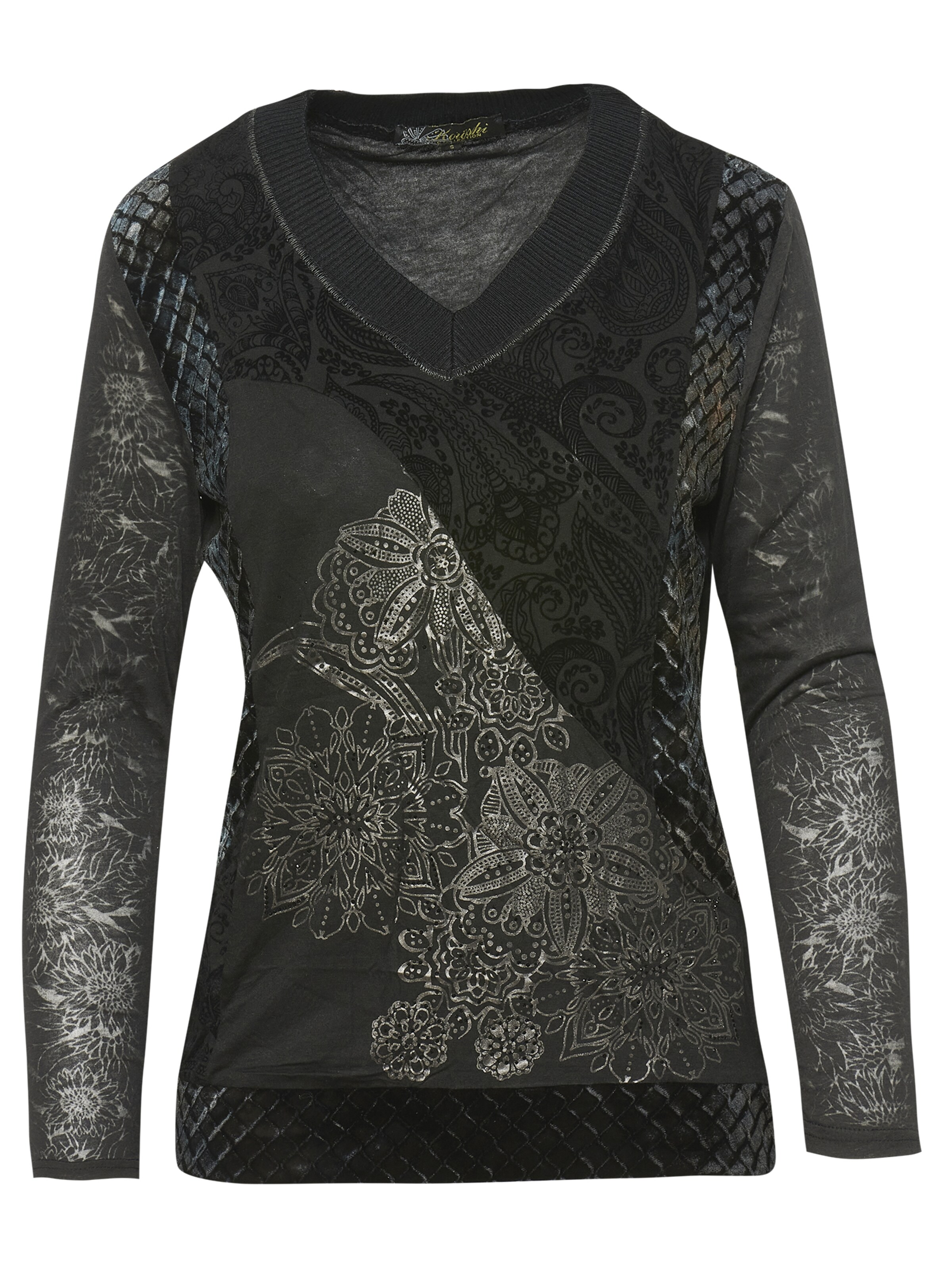 KOROSHI - Camisa em preto: frente