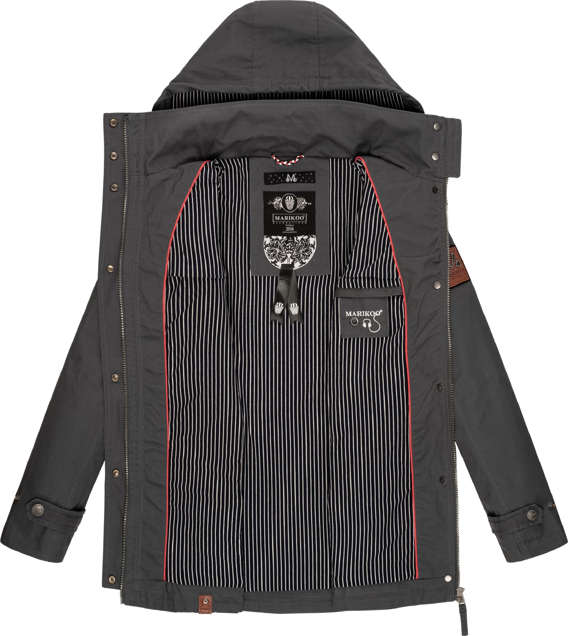 MARIKOO Kevad-sügisparka 'Nyokoo', värv hall