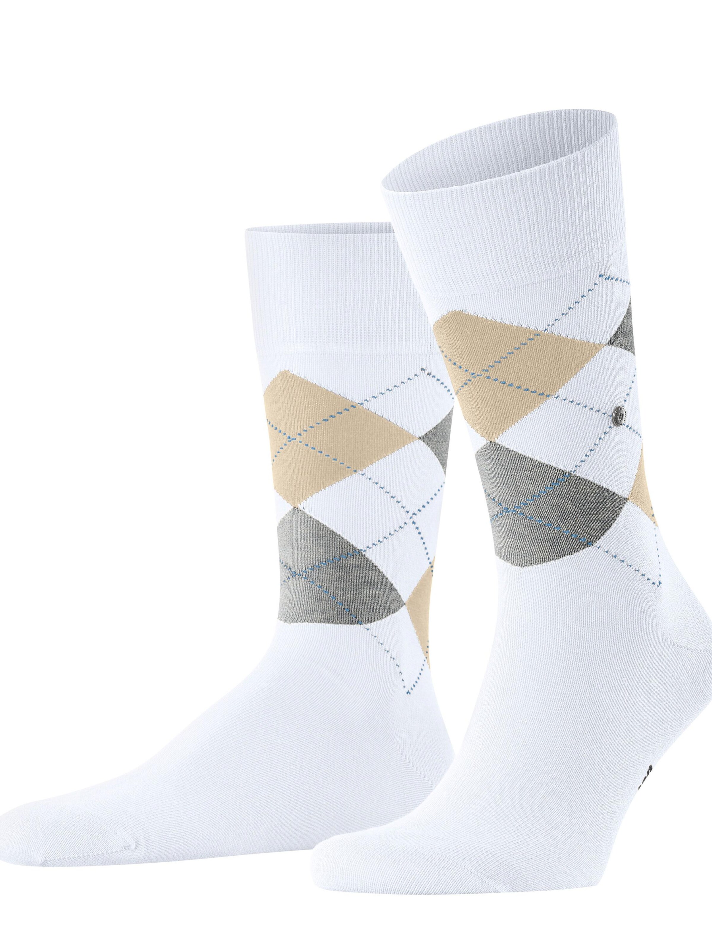 BURLINGTON Socks 'King' in White: front