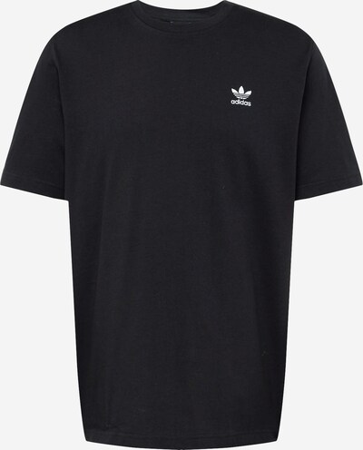 ADIDAS ORIGINALS T-Shirt 'Adicolor Classics Back+Front Trefoil' en noir / blanc, Vue avec produit