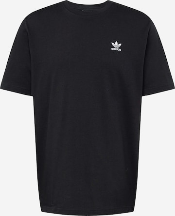 T-Shirt 'Adicolor Classics Back+Front Trefoil' ADIDAS ORIGINALS en noir : devant