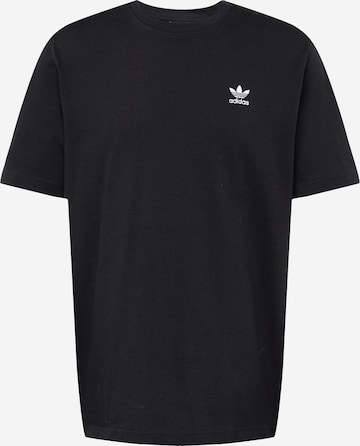 Tricou 'Adicolor Classics Back+Front Trefoil' de la ADIDAS ORIGINALS pe negru: față