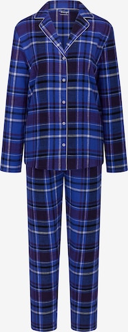 TRIUMPH Pajama ' Boyfriend ' in Blue: front